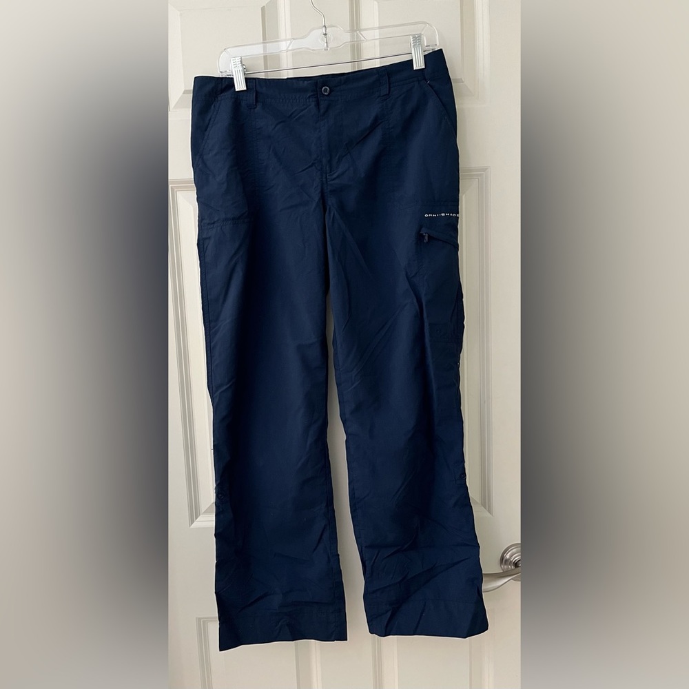 Columbia Women's PFG Aruba Roll Up Pants in Collegiate Navy Size 10 Activewear
